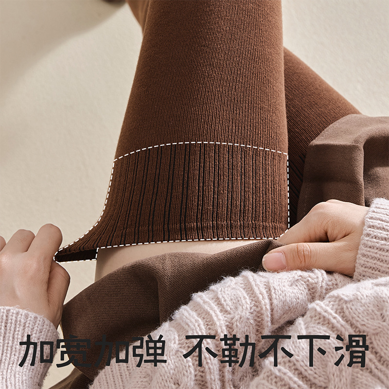 超长压力过膝袜女秋冬加长加厚保暖防滑jk大腿袜灰色高筒护膝棉袜|undefined