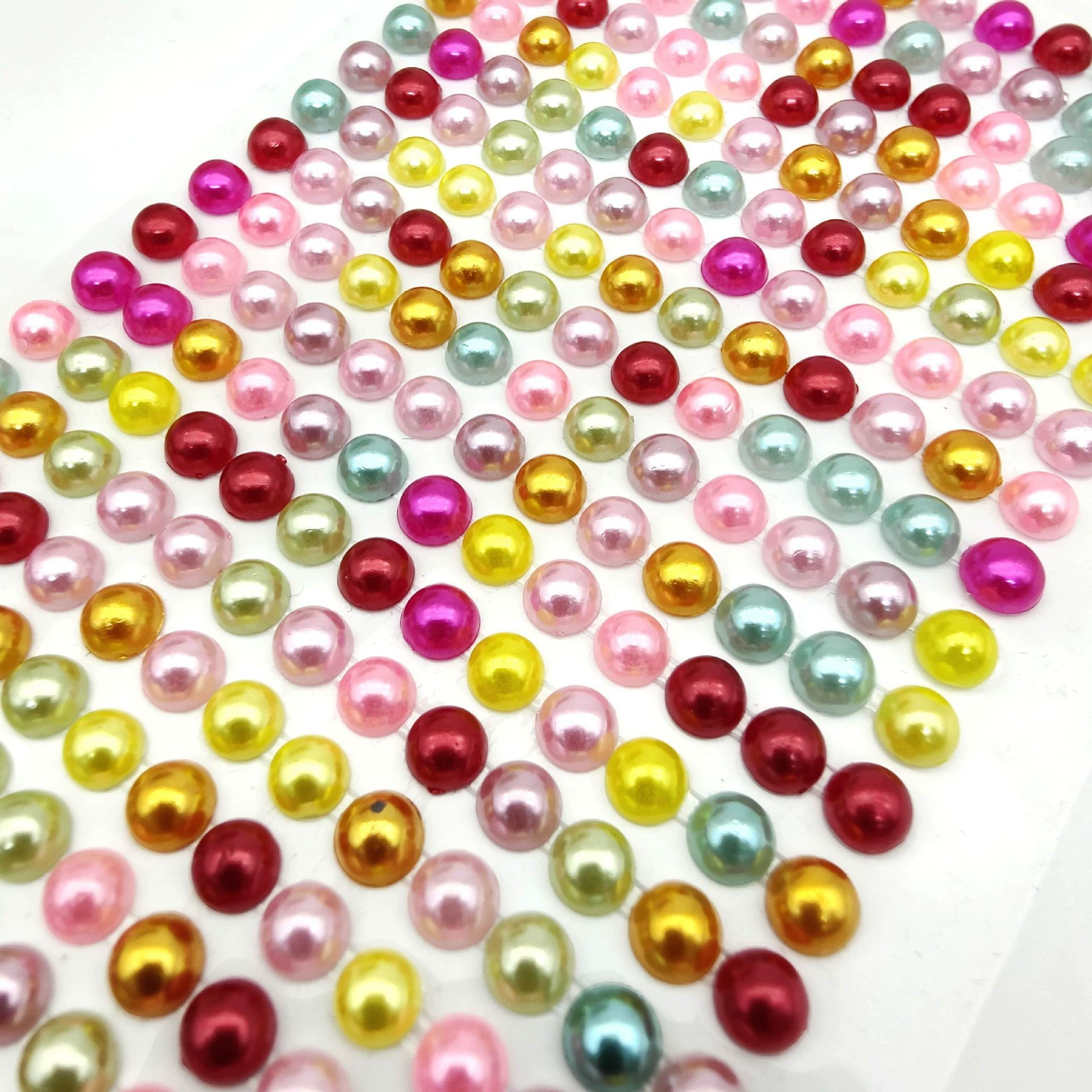 Пластырь-подложка с жемчугом для декоративного оформления (Cross-border hot-selling pearl stickers) полуовальная плоская нижняя defense жемчужные наклейки DIY ручная кладь геометрическая форма автомобильные наклейки