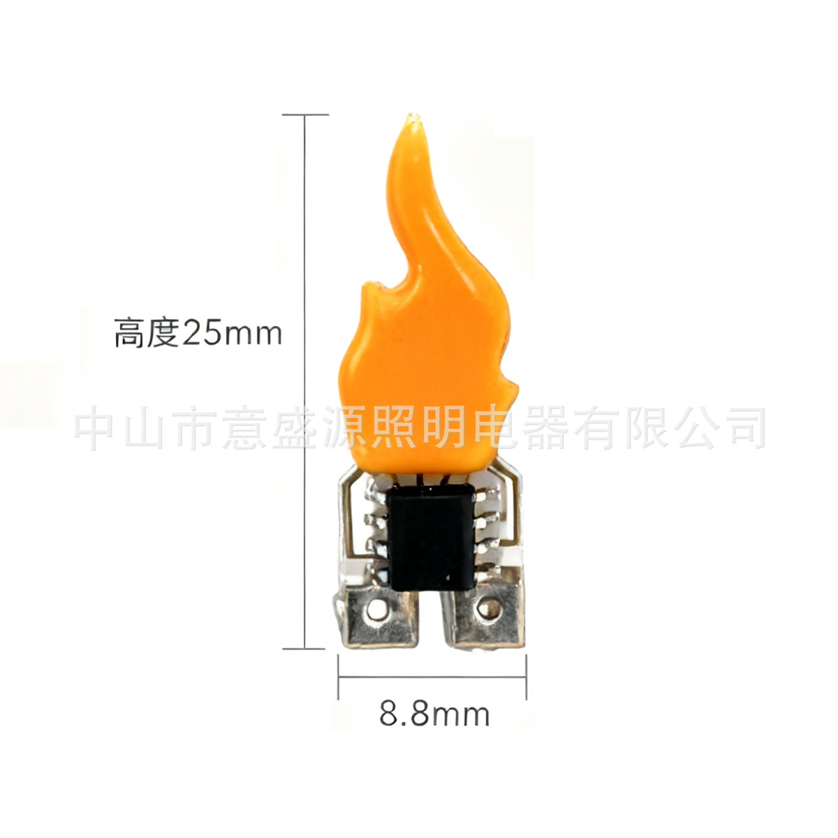 火焰蜡烛灯片