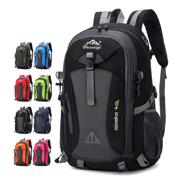 Foreign Trade Cross-Border Backpack 2025 New Large-Capacity Backpack Waterproof Outdoor Mountaineering Bag Sports Backpack