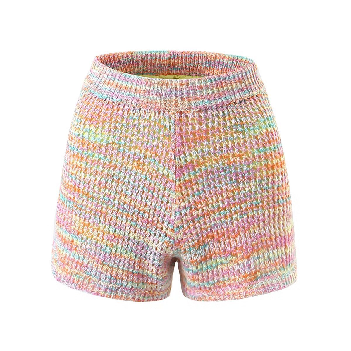 shorts de punto tie-dye con forro NSAM135765