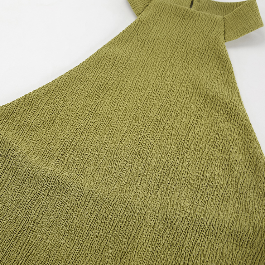 273g Weight Sleeveless Sleeve Length Spandex, Polyester Fabric Type Pant Co-ord Set Sets Type 2 Pieces Set Quantity Holiday Occasion Halter Neck Neckline Comfort Function Regular Fit Fit Type Solid Color Pattern Spring Season Women's Gender Vacation, Simple Style Style Holiday Women's Vacation Simple Style Solid Color Spandex Polyester Pant Co-ord Set Pants Sets 5