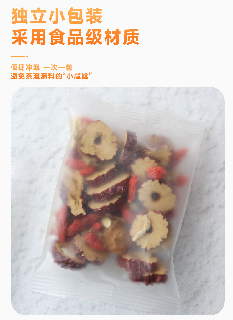 Longan Red Date Dried Ginger Herbal Tea, 150g Boxed, Unspiced, No Sugar Added, for Women's Daily Rituals detail image