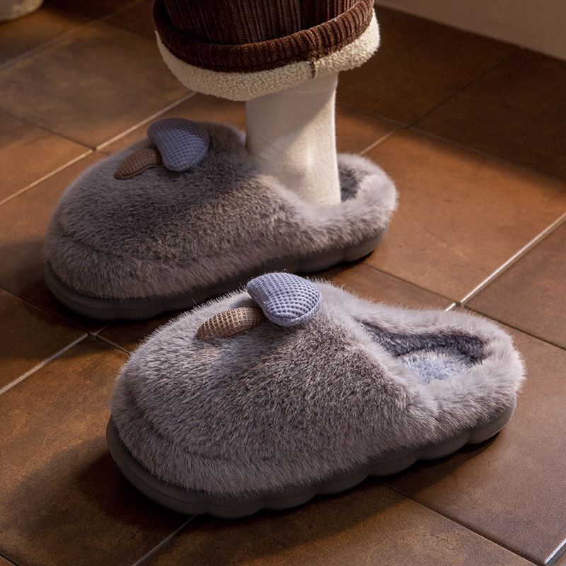 Cotton slippers men's autumn and winter new home warm non-slip indoor deodorant wool plush cotton slippers men's outerwear wholesale Cotton slippers men's autumn and winter new home warm non-slip indoor deodorant wool plush cotton slippers men's outerwear wholesale