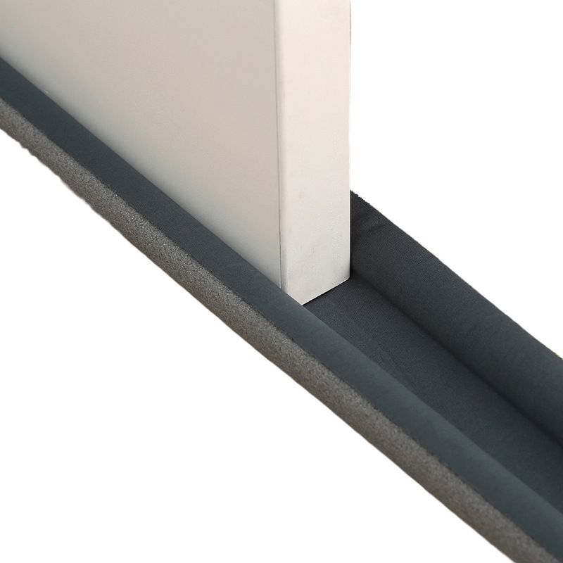 Costura de la puerta tira de sellado inferior brecha de la puerta tira de aislamiento de sonido dormitorio parabrisas pegatinas impermeables lavable fábrica de aislamiento de sonido directo image 6