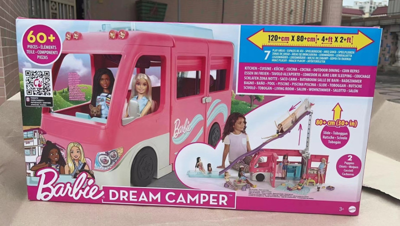 Doll Dream Luxury Camper Rv Slide Pool Pretend Play Gift Hcd46 Girl's Birthday Gift