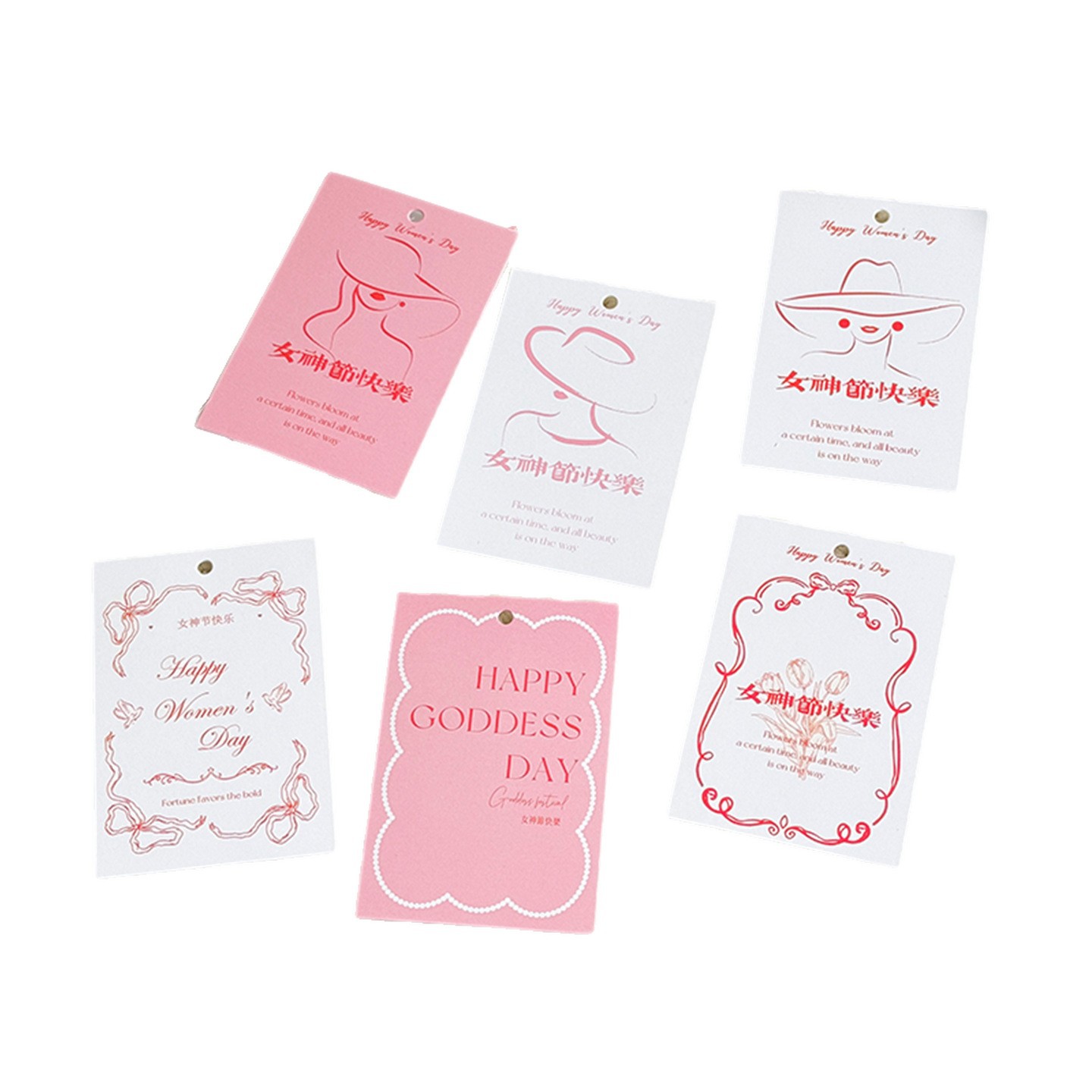 Tarjetas Decorativas para Ramos de Flores 520 de Cartón Blanco para DIY image 6