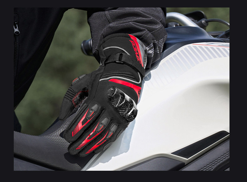 Saiyu Motorcycle Riding Gloves for Men, Autumn and Winter, Warm, Waterproof, Windproof, Anti-fall, Motorcycle Racing Gear for Women 164