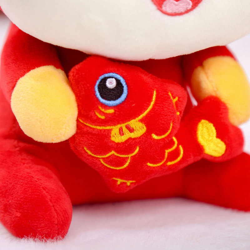 发财麻将马新年礼物马年生肖吉祥物公司礼品毛绒玩具喜庆年货公仔|undefined