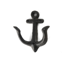 欧式复古金属挂钩创意船锚衣钩试衣间墙面家居门后装饰铸铁衣帽钩