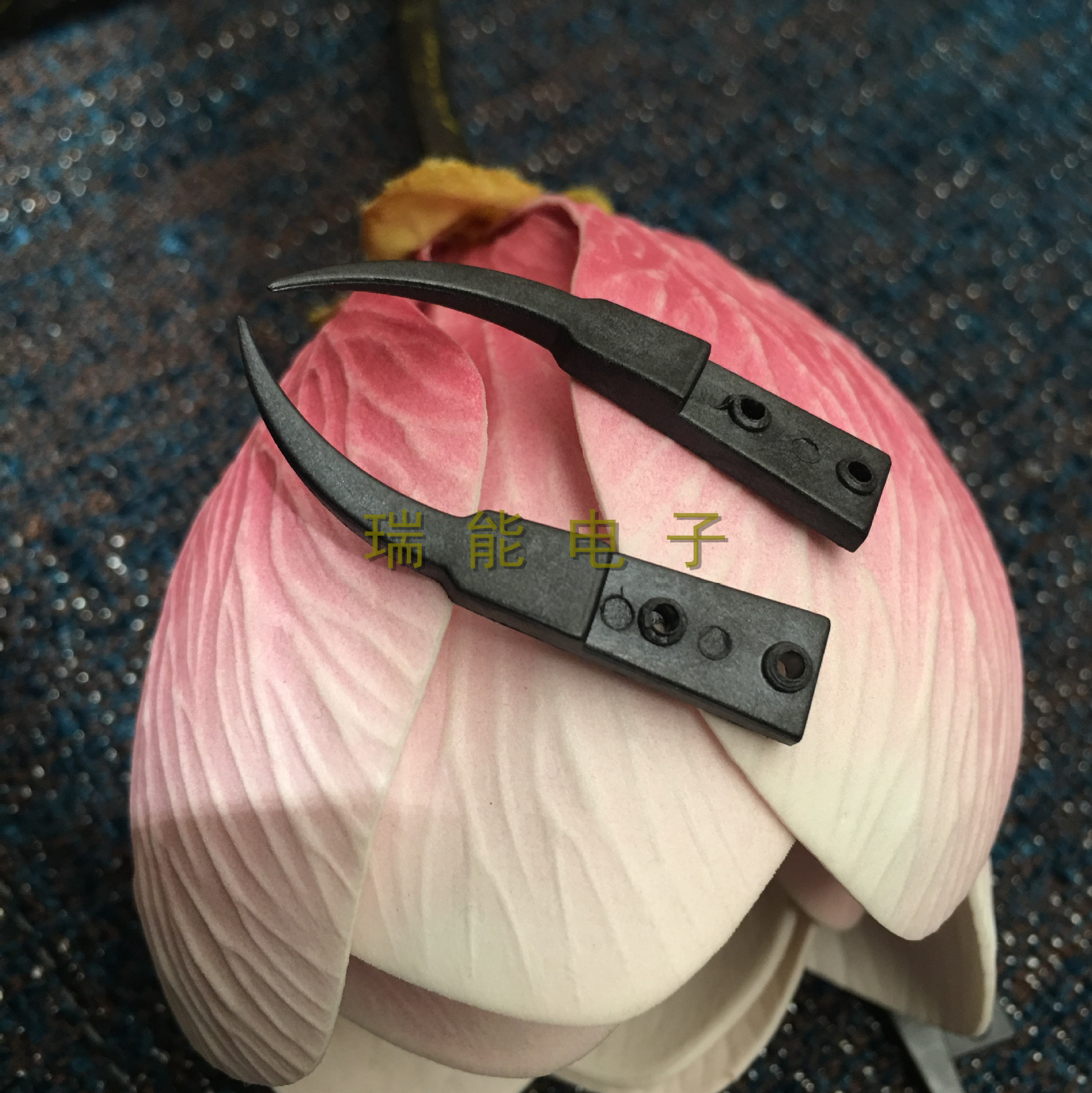 VETUS可换头镊子头 可换防静电碳纤维镊子头 ESD-7A