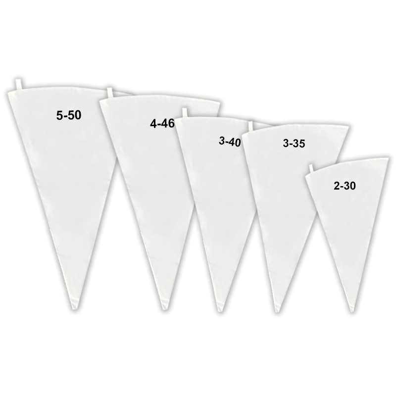 Bolsa de pastelería recubierta de algodón herramienta de decoración para hornear crema de pastel bolsa de tela de nylon bolsa de pastelería reutilizable