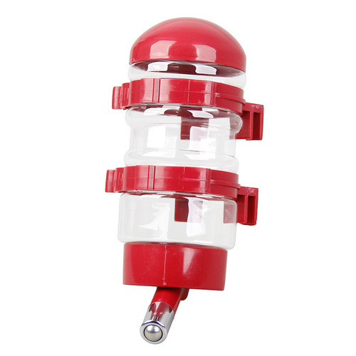 Automatic water dispenser for dogs, dog and cat hanging kettle, ball stainless steel water spout, pet supplies