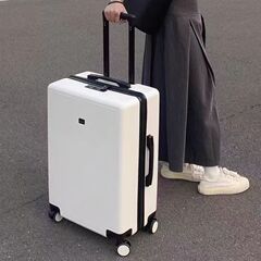 日系行李箱男商务拉杆箱女学生旅行箱万向轮密码箱20寸登机箱拉链