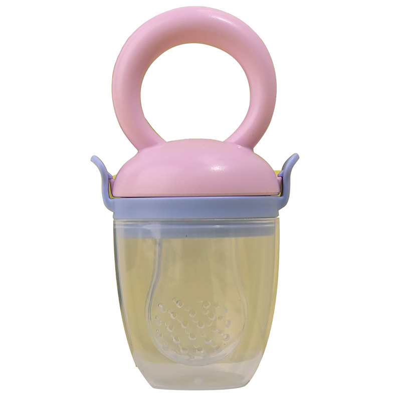 Bebé frutas y verduras bebé fruta suplemento alimenticio mordedura mordida bolsa de malla de silicona recién nacido chupete al por mayor