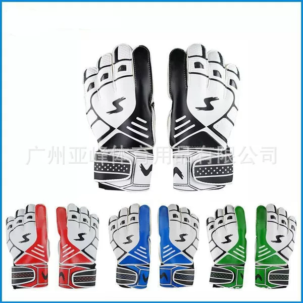 [Self-produced] Sports Football Gloves Goalkeeper Goalkeeper Game Thickened Breast Tape Bone Section Multicolor
