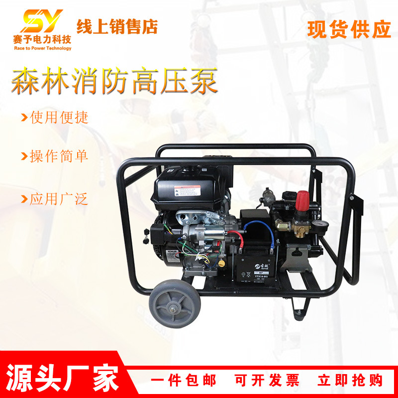 YPB9/6手抬式高压泵便携式接力水泵手抬式液压柱塞隔膜泵