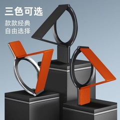 革腕帯折り畳み携帯磁気吸引携帯電話スタンドデスクトップ追劇適用多シーンリンゴ華為サムスン安卓
