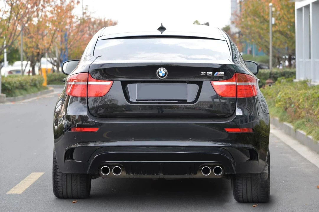 Suitable for 2008-2015 BMW X6 E71 modified to X6M front bumper and rear bumper injection molded PP modified body kit