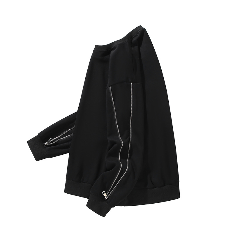 Męska odzież jesień plus rozmiar długi rękaw T-shirt męski luźny gruby męski okrągły dekolt cienki sweter dół koszula otyłość duży rozmiar_voghion.com