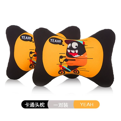 Headrest — Neck Pillow, Car Pillow, Cute - headrest-bicycle-boy-outfit