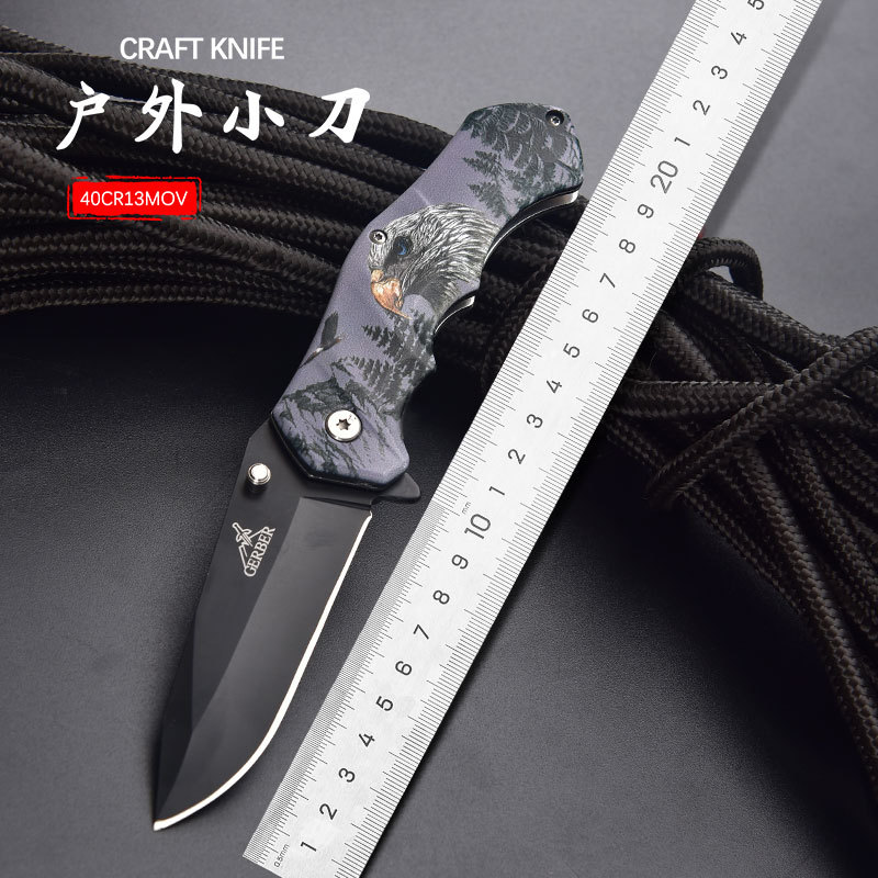 户外求生折叠刀野外便携刀具不锈钢防身战术小刀快开折刀厂家批发