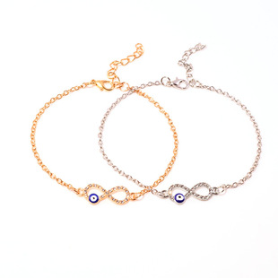 Wholesale Jewelry Casual Streetwear Moon Heart Shape Crown Alloy Rhinestones Anklet display picture 3