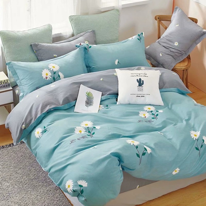 Funda de edredón gruesa de una sola pieza de algodón 100 funda de edredón de dormitorio de estudiantes 150x200x230 individual doble 1.2m niñas