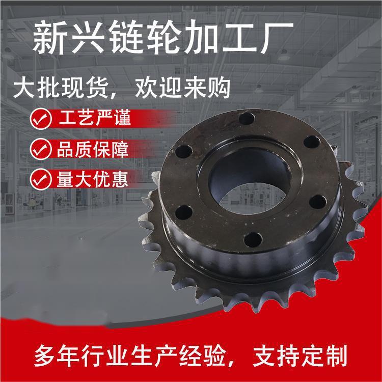 厂家定 制款 发黑处理 成品孔 45号钢 B类型单排台轮用于工业机械