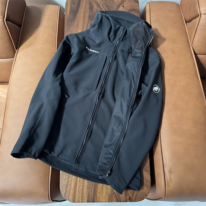 Gama Mmx Fully Glued Soft Shell Jacket for Men and Women, Casual Fleece Windproof Large Size Jacket Top