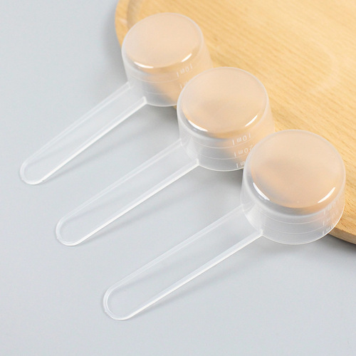 15g plastic measuring spoon 30ml flat bottom spoon transparent liquid spoon powder spoon 15g 30ml manufacturer