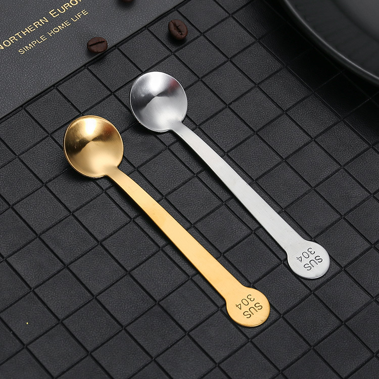 Rund kaffeske i rustfrit stål til desserter og is_voghion.com