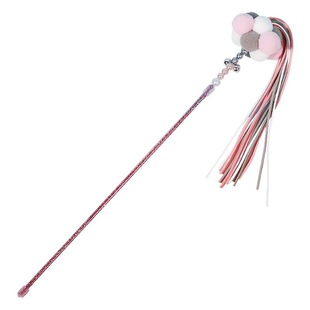 Fun cat stick plush combination bucket cat stick pet cat toy acrylic cat fairy cat stick toy wholesale