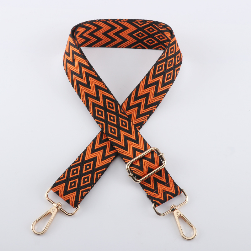 Polyester Geometric Bag Strap display picture 8