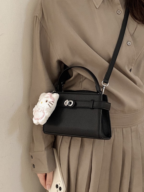 Textura de alta calidad nicho bolso de mano pequeño bolso de mujer nuevo ligeramente lujoso estampado lichi bolso Kylie bolso de mochila de estilo exterior