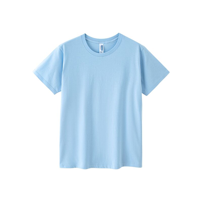 150g コーマ綿 純綿 丸首 半袖Tシャツ メンズ 無地 ゆったり トレンドブランド プリント 作業服|undefined