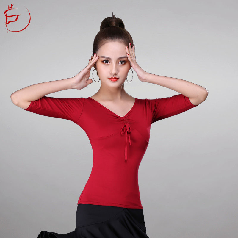 Vesta de baile latino, falda de busto para mujeres, nueva chaqueta de baile, práctica de danza profesional, fábrica de servicios comerciales
