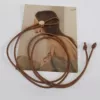 A518 gold buckle camel color