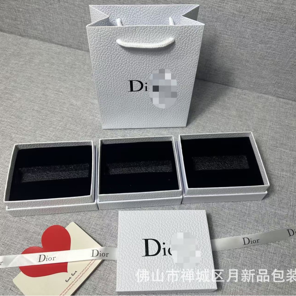 D家口红唇蜜包装盒子礼品袋D家香水礼盒 999D家D/奥D999口红盒