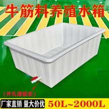 加厚牛筋水箱塑料长方形家用储水缸大号水罐水产养殖养龟鱼盆批发