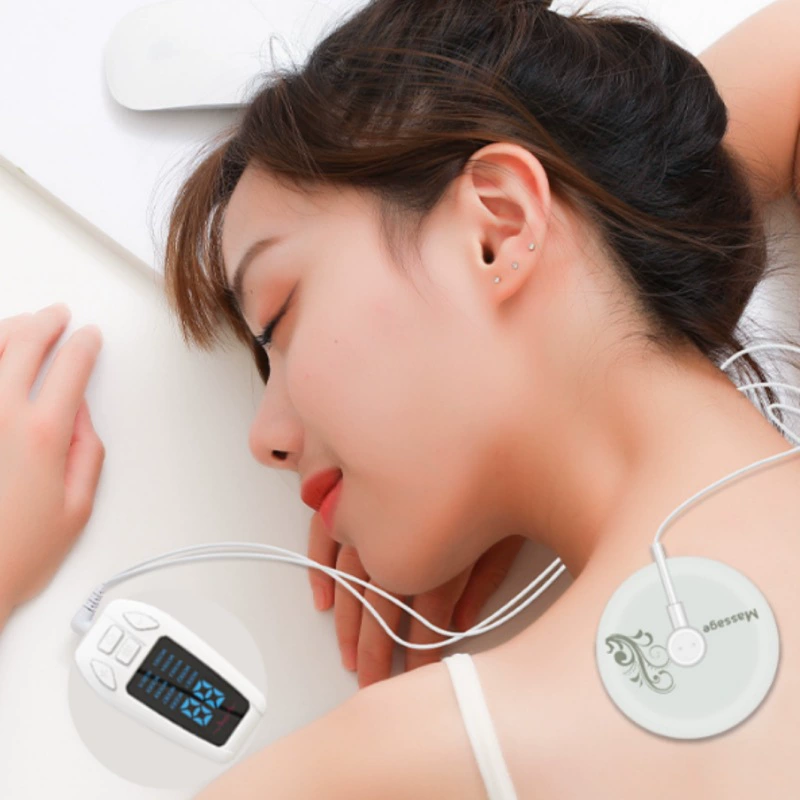 Бытовой низкочастотный импульсный меридианный физиотерапевтический инструмент с двойным выходом, массажер для шейного отдела позвоночника, мини-многофункциональный, от 1 до 4, индивидуальная обработка