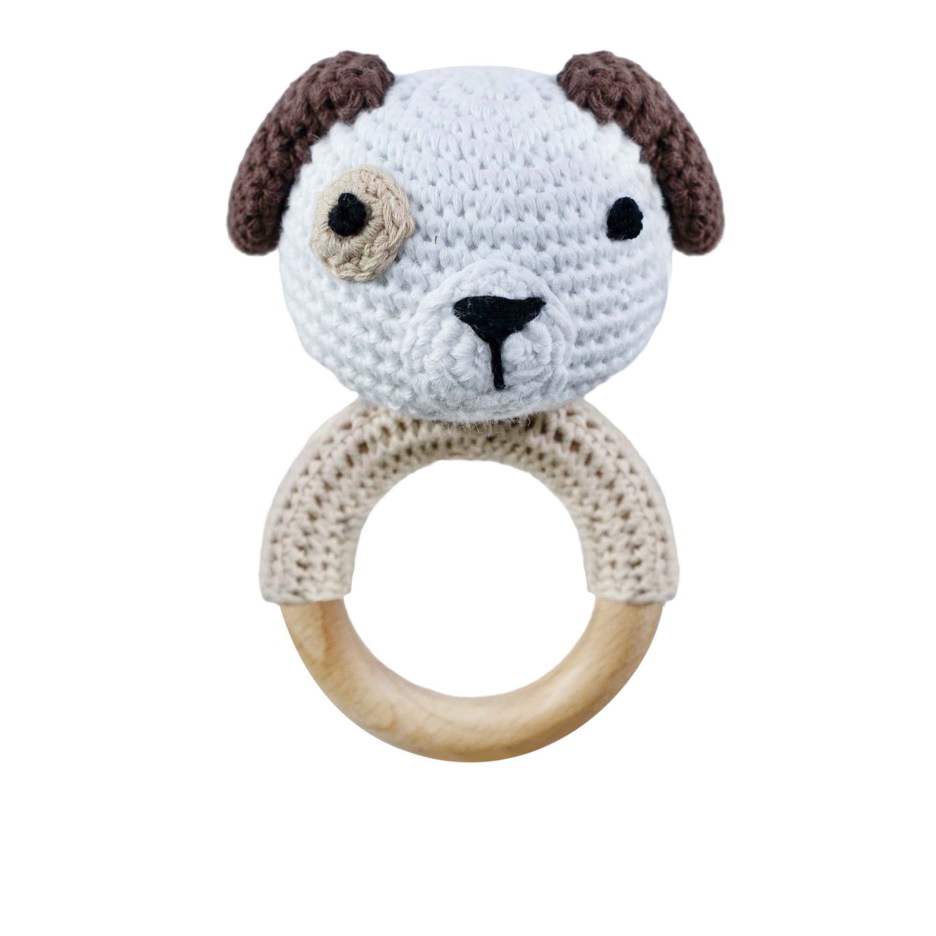 Productos para bebés círculos de haya para bebés, bebés creativos, manos tranquilizadoras, cuentas, ganchillo de animales, campanas