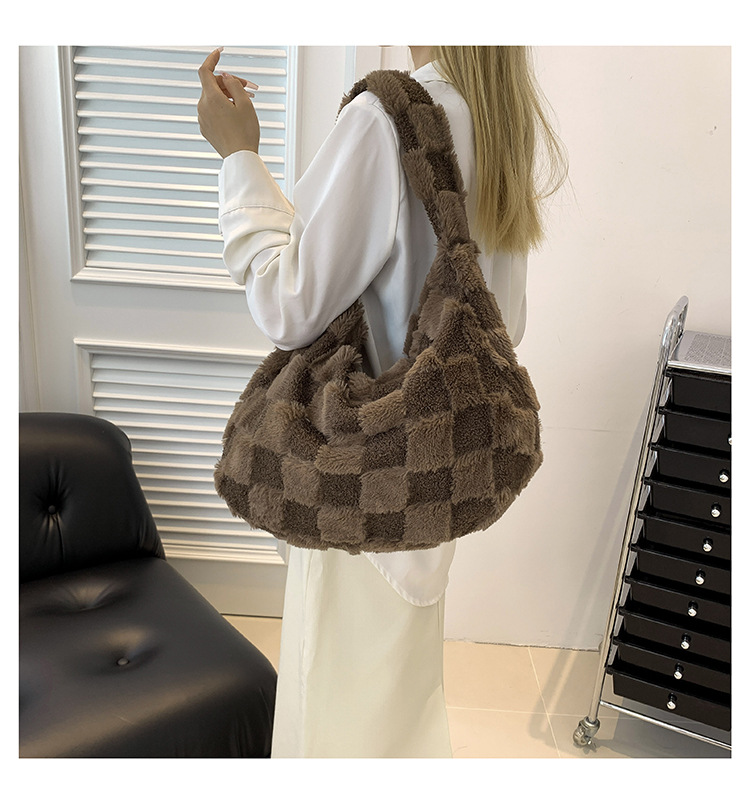 Women's Shoulder Bag Casual Fashion Solid Colour Handbag_voghion.com