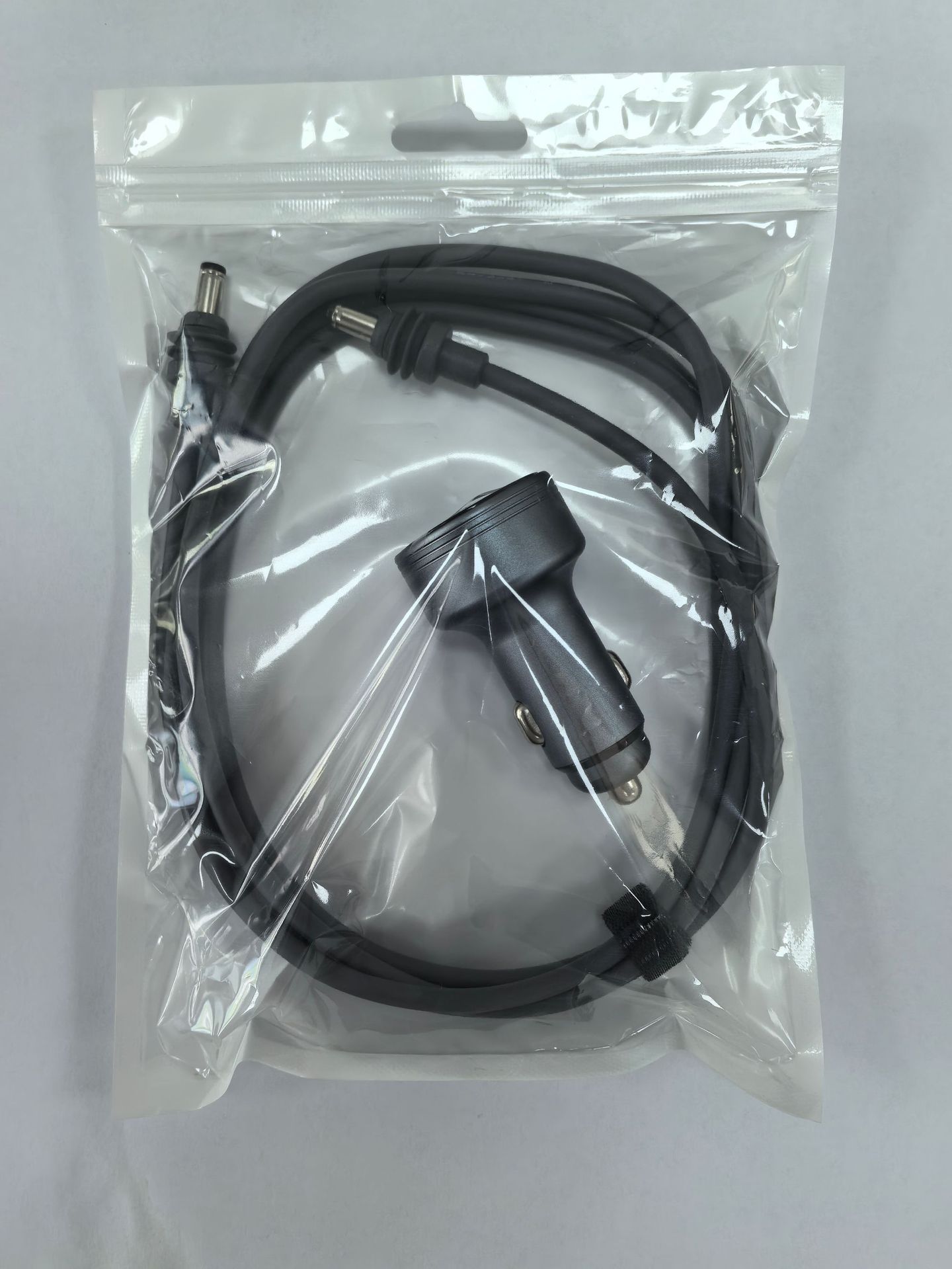 Cross-Border New Dc Car Charger Mini Digital Display Car Charger Suitable for Fourth Generation Mini Car Charger One to Three