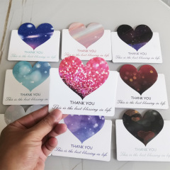 Heartfelt Card with Instagram Style Birthday Flower Shop, Mother's Day Wish Greeting Card, Folded to Send as Teacher Thank You Card, Handwritten Card Paper