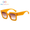 Fashionable brand trend square sunglasses, European style, cat's eye