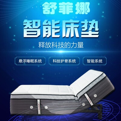 電動智能床墊多功能升降按摩床墊乳㬵記憶棉定制電動升降老入輔助