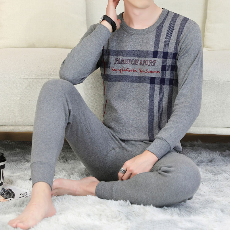 809 그레이 라운드넥 [순면 속옷세트]