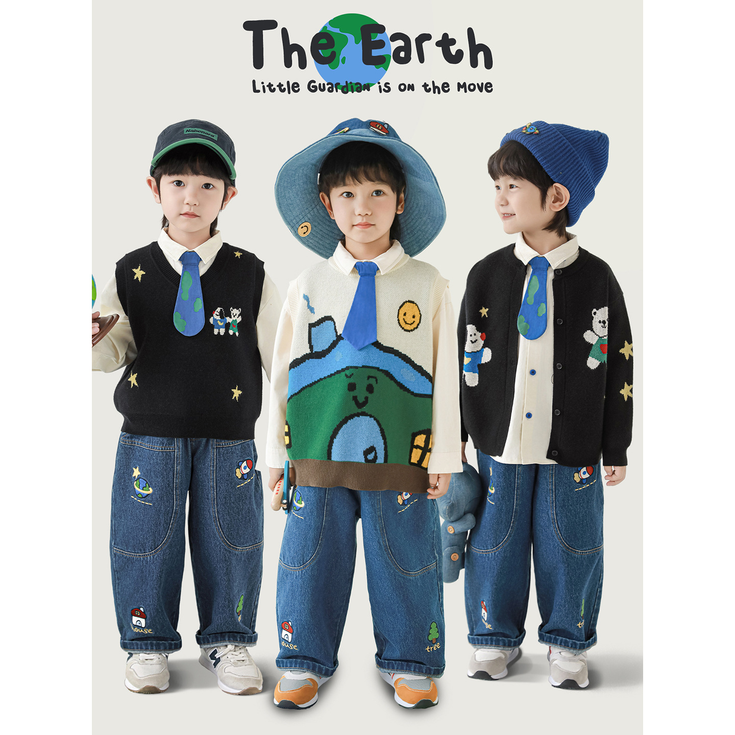 Autumn shirt for boys sleevless