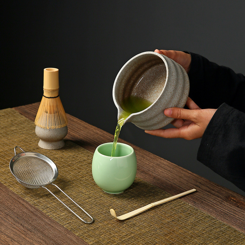 抹茶ボウル セラミック 和風抹茶セット 茶筅 竹抹茶ブラシ 百本立 宋代茶道 ギフトボックス|undefined